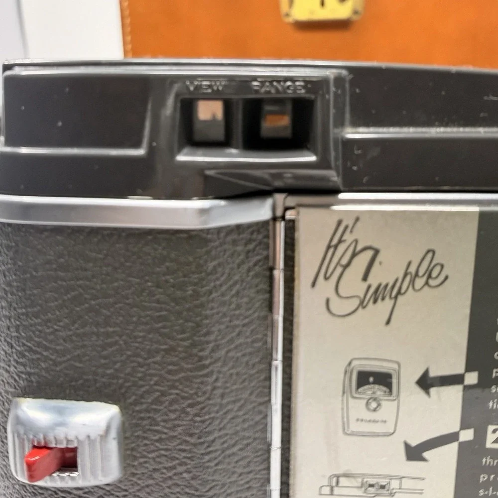 Vintage Polaroid Land Camera Model 150 w/ Leather Case & Accessories Untested